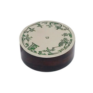 Generosity Wood Box with silver top