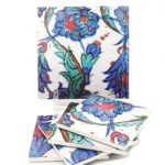 Iznik ceramic trivet set