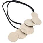 Assyrian Court porcelain necklace