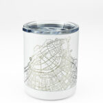 الكوب العازل بشعار الدار - ابيض