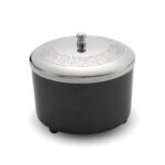 علبة دائرية بتصميم كوفي